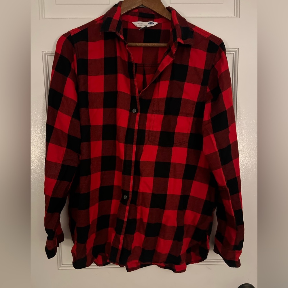 Old Navy Women's classic fit flannel shirt
